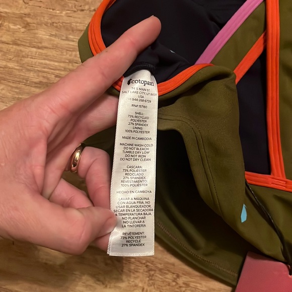 Cotopaxi Mari Crop Top Oak size Small NWT - Picture 6 of 7